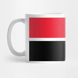 Manchester Red Black Bands Mug